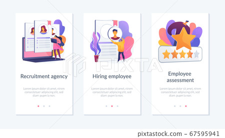 Human resources specialist app interface template. Human resources specialist app interface template. 67595941