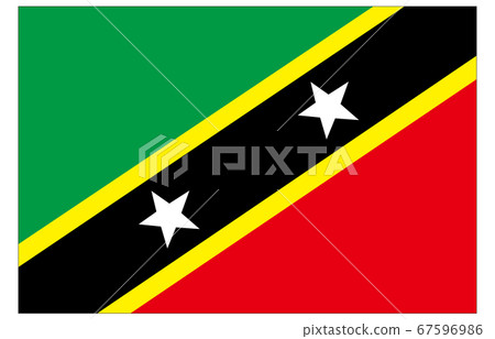 New World Flag 2:3 Ver Saint Kitts and Nevis 67596986