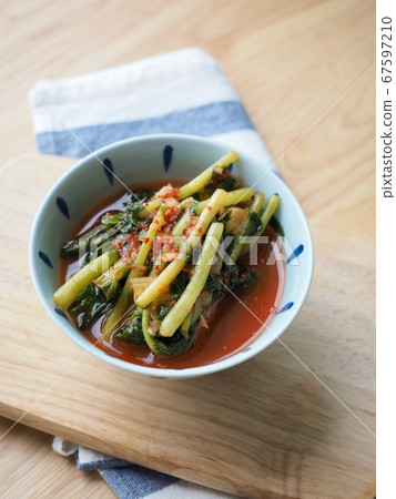 Korean traditional food Yeolmu Kimchi 67597210