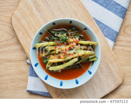 韓國傳統食品Yeolmu泡菜 韓國傳統食品Yeolmu泡菜 67597213