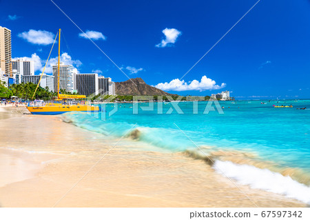 “夏威夷”威基基海灘/瓦胡島 “夏威夷”威基基海灘/瓦胡島 67597342