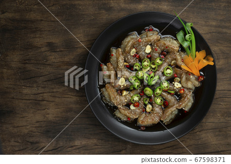 Shrimps Saewoo Jang In Soy Sauce Marinated Stock Photo 67598371 Pixta