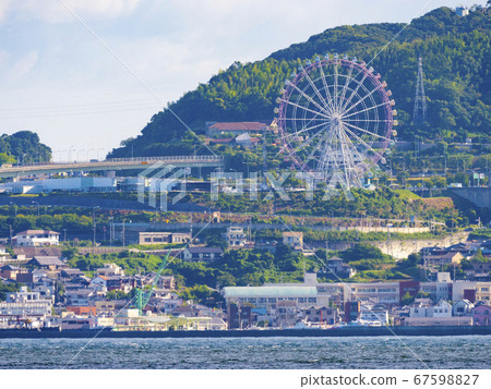 View of Awaji Island from the opposite bank 67598827