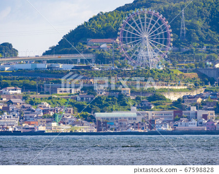 View of Awaji Island from the opposite bank 67598828