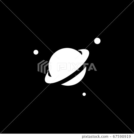 Space icon in flat style. Vector illustration. - Stock Illustration ...