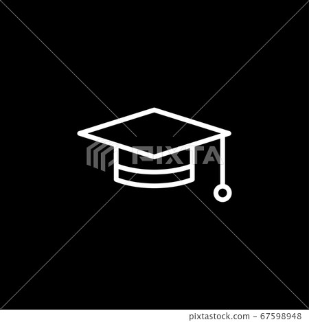 Cap icon in Flat Style. Vector illustration Cap icon in Flat Style. Vector illustration 67598948