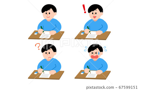Men's plain clothes set for tests/exams (simple color) 67599151