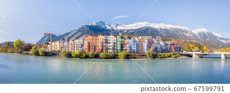Panoramic view of Innsbruck, Tyrol, Austria 67599791