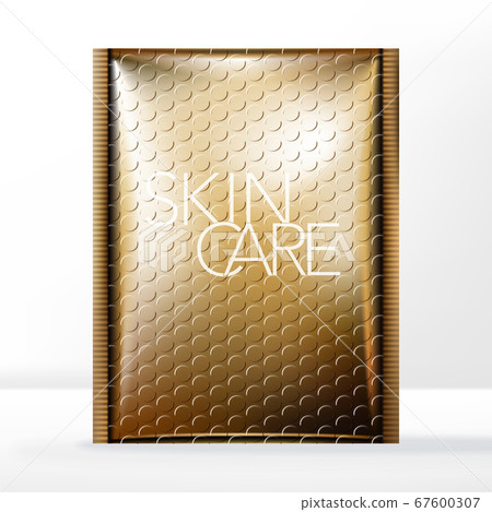 Vector Bubble Wrap Mailer Bag Packaging, Gold 67600307