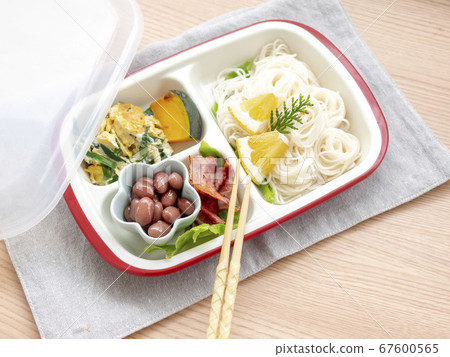 Summer menu one-plate nursing food for seniors, elderly people with dementia and dementia [somen noodles, somen] 67600565