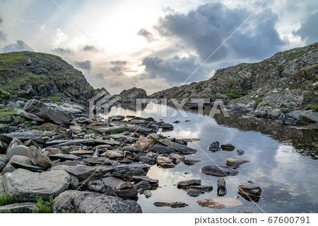 The coastline at Dawros in County Donegal - Ireland. 67600791