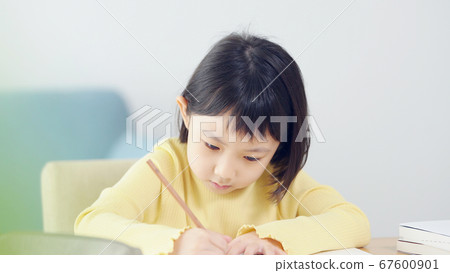 Girls studying 67600901