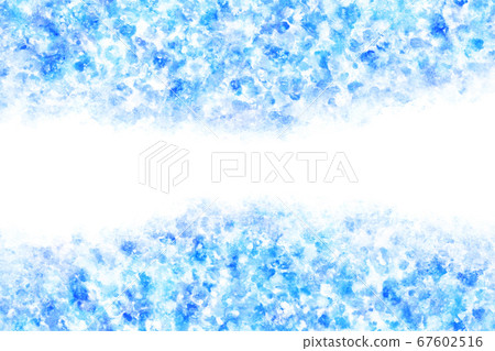 Sky clouds blue summer watercolor background 67602516