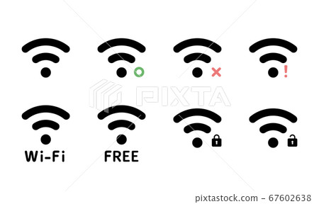 Wi-Fi圖標集/簡單/互聯網/通訊 67602638