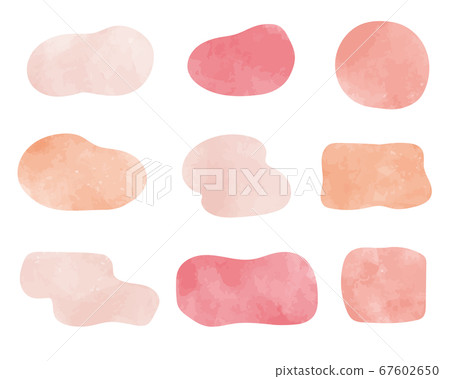 Watercolor frame set / cute / fashionable / texture / frame / background Watercolor frame set / cute / fashionable / texture / frame / background 67602650