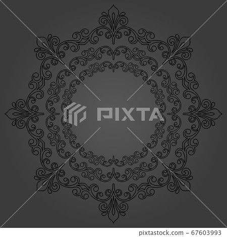 Elegant Vector Ornament in Classic Style 67603993
