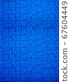 Top view, Swimming pool with blue tile surface 67604449