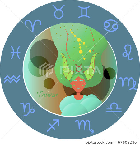 Vector illustration of the zodiac sign by horoscope. A girl with long hair of the starry sky and the constellations of Aries, Taurus, Gemini, cancer, Leo, Virgo, Libra, Scorpio, Sagittarius, Capricorn Vector illustration of the zodiac sign by horoscope. A girl with long hair of the starry sky and the constellations of Aries, Taurus, Gemini, cancer, Leo, Virgo, Libra, Scorpio, Sagittarius, Capricorn 67608280