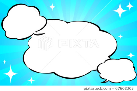 Background material: glittering concentrated lines background and pop balloon illustration Background material: glittering concentrated lines background and pop balloon illustration 67608302