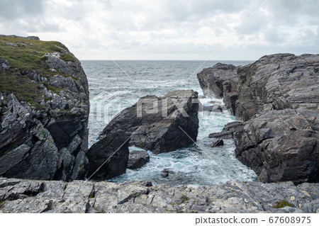 The coastline at Dawros in County Donegal - Ireland. 67608975