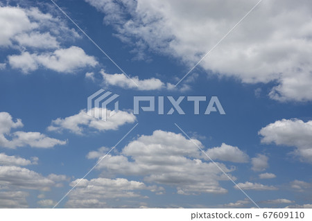 Landscape with blue sky and white clouds Landscape with blue sky and white clouds 67609110