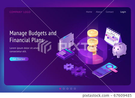 Manage budget and financial plans banner 67609485