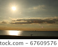 Morning glow coast 67609576