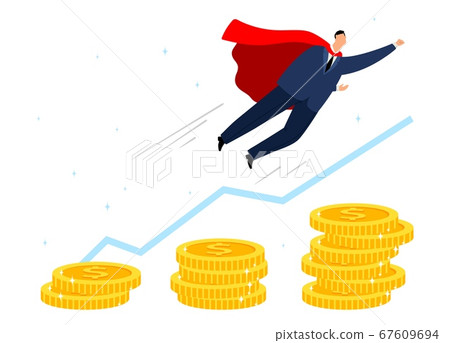 Bisinessman career growth Bisinessman career growth 67609694