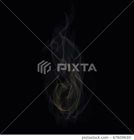 Realistic transparent smoke 67609699