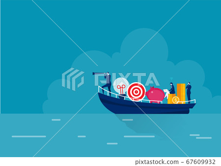 Business Coaching, Leadership and Guidance. Planning Strategy Concept.vector illustrator 67609932