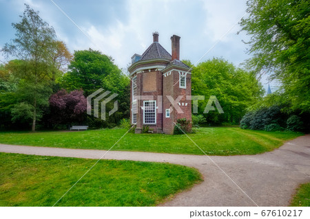 17th century tea house theeuis in Park Arendsdorp, The Hague, Netherlands 17th century tea house theeuis in Park Arendsdorp, The Hague, Netherlands 67610217