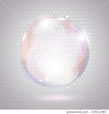 Abstract  rainbow crossing circles. 67612065