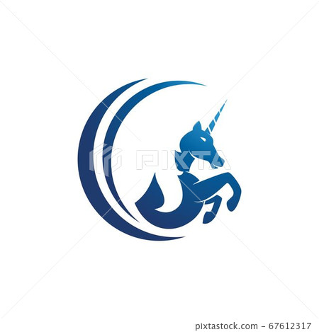 Unicorn Logo icon vector illustration 67612317