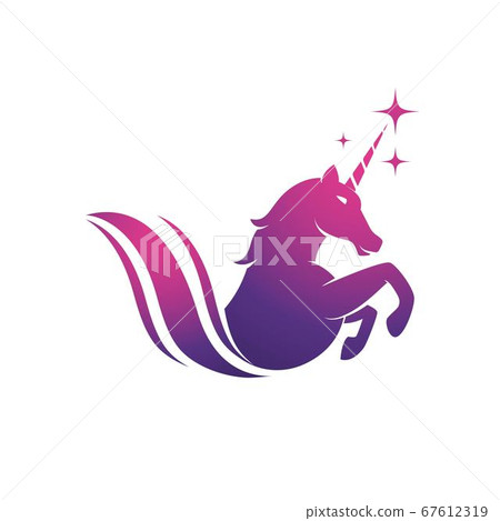 Unicorn Logo icon vector illustration 67612319