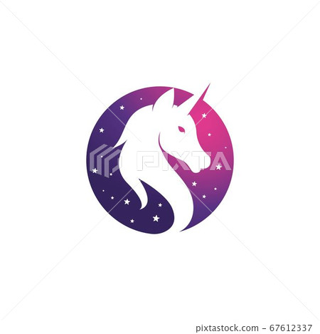 Unicorn Logo icon vector illustration 67612337