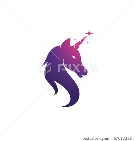 Unicorn Logo icon vector illustration 67612338