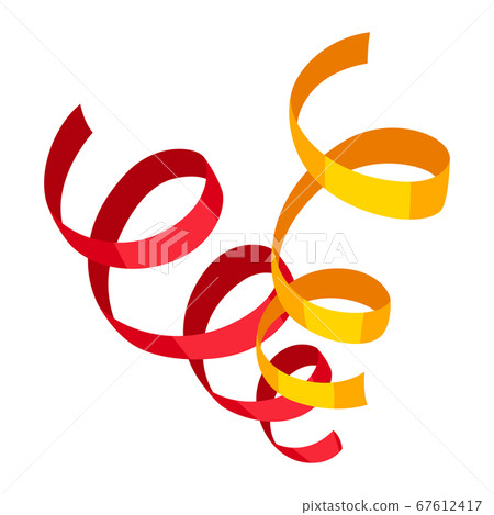 Illustration of carnival streamers. Illustration of carnival streamers. 67612417