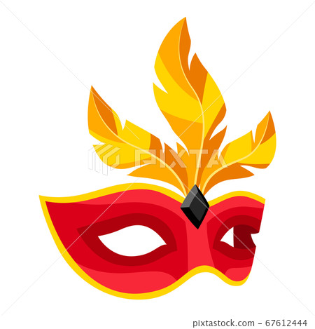 Illustration of carnival mask. Illustration of carnival mask. 67612444