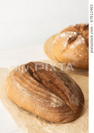 Loaf of homemade bread Loaf of homemade bread 67612463