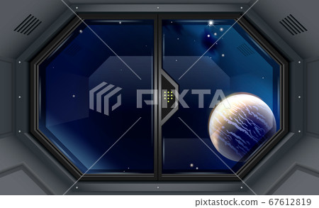 Vector background gateway to open space universe Vector background gateway to open space universe 67612819