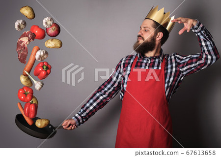 Cooking man concept 67613658