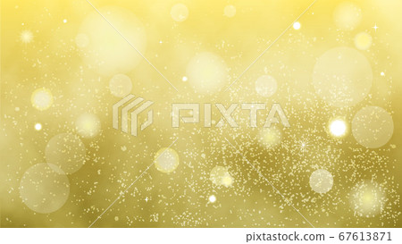 Beautiful particle background material golden 67613871