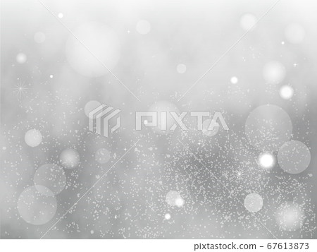 Beautiful particle background material silver 67613873