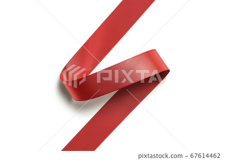 Download Blank Red Curl Silk Ribbon Mock Up Isolated Stock Illustration 67614462 Pixta