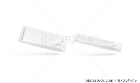 Blank white big and small chocolate bar foil wrap mockup Blank white big and small chocolate bar foil wrap mockup 67614479