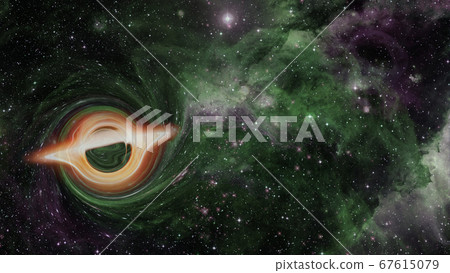 Supermassive black hole. Elements of this image 67615079