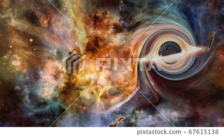Black hole system. Elements of this image Black hole system. Elements of this image 67615138