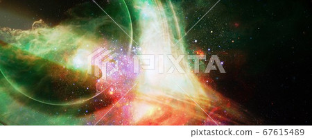 Supermassive black hole in the universe. Elements 67615489