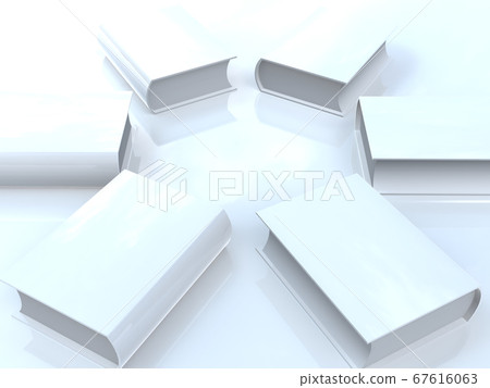 一個白色的司法形象,一本厚厚的書,如Rokuho Zensho 3DCG插圖 一個白色的司法形象,一本厚厚的書,如Rokuho Zensho 3DCG插圖 67616063