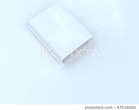 A white judicial image, a thick book like Rokuho Zensho 3DCG illustration 67616068